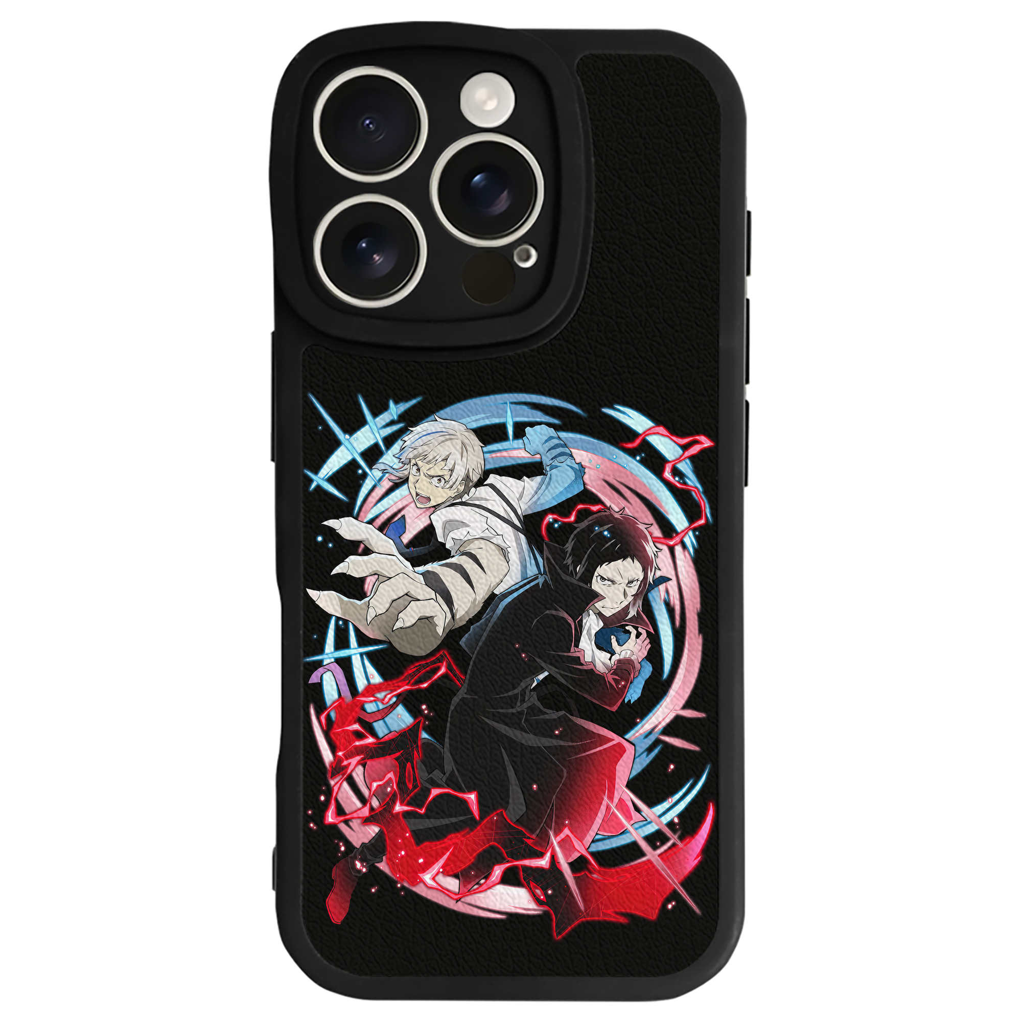 （画像用） 文豪ストレイドッグス Bungo Stray Dogs 【iPhone 16シリーズ対応】シリコンスマホケース（レザー調） 材質：シリコン